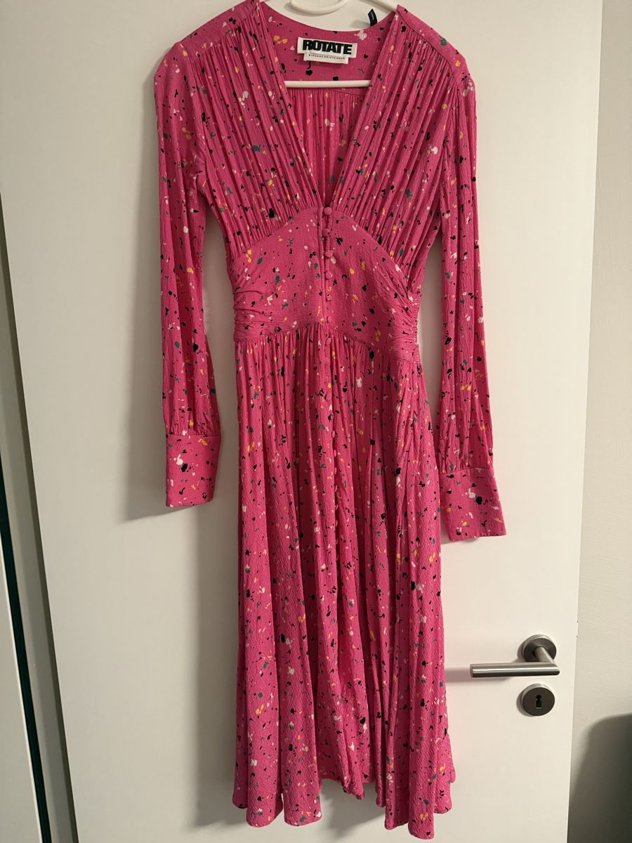 Kleider: ROTATE Birger Christensen Kleid, Gr. 34 , Pink – Gebraucht aus Zollikon von snowflake10- 1