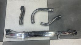 FISHTAILS SCHALLDÄMPFER 2 in 1 FÜR HARLEY DAVIDSON PANHEAD