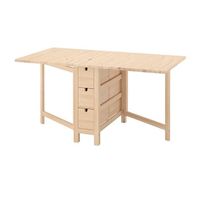 Table à rabat couture Ikéa Norden bois