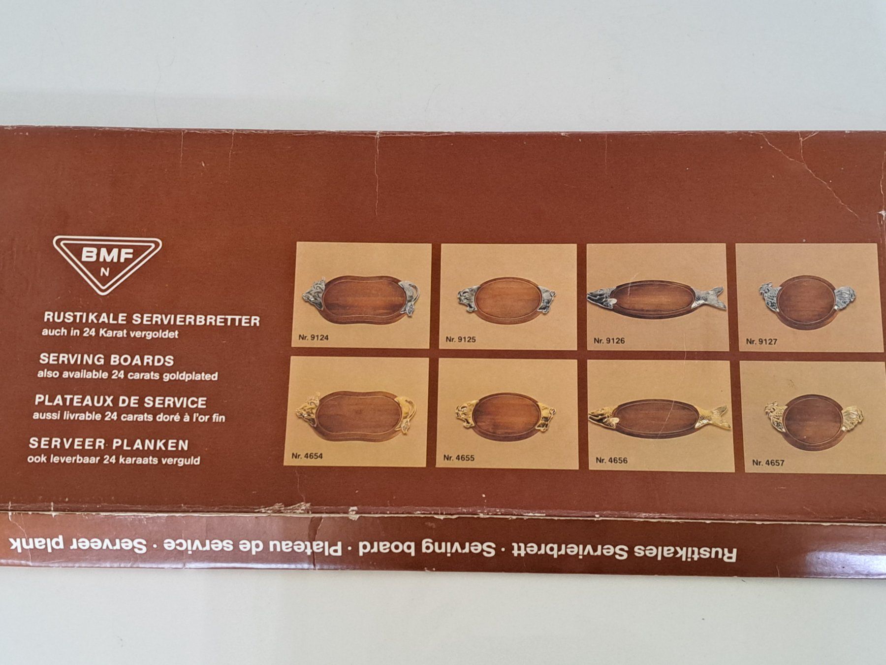 Servierplatten: Vintage Servierplatten Massives Holz Schneidebrett Tablett – Gebraucht aus Birsfelden von oleros 8