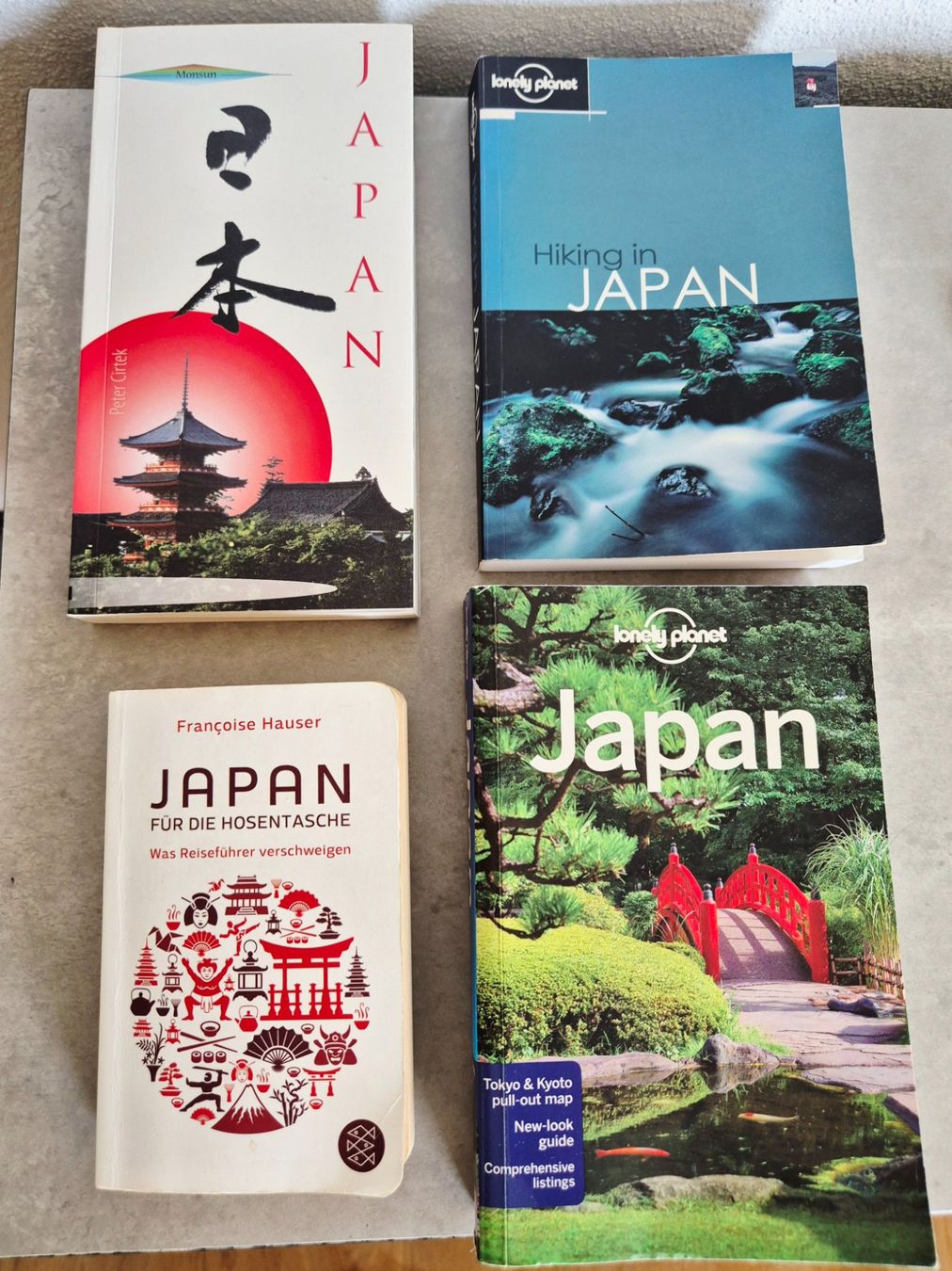 Livres: 4 Japan Reisebücher – D'occasion à Zürich par brifo64
