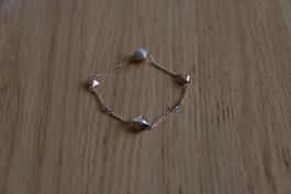 Swarovski Remix Spike Armband, Gr M, Rosévergoldet