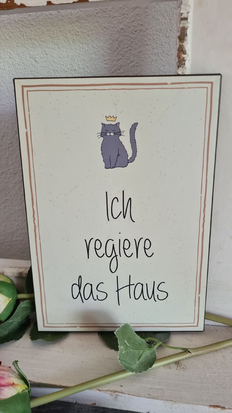 Schilder: Schild mit Spruch – Neu und originalverpackt aus Böttstein von decodor-angi