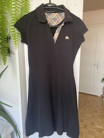 Burberry schwarzes Kleid, Vintage 