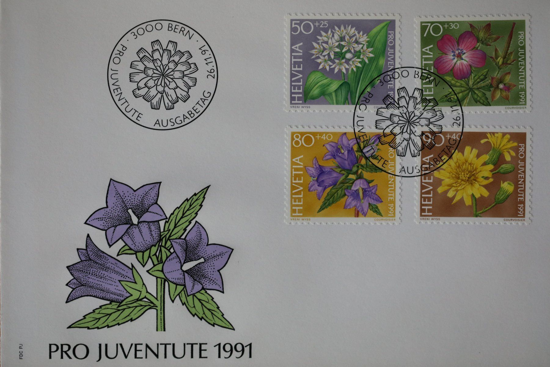 Tutti i francobolli: Pro Juventute Ersttagsbrief 1991 – Nuovo (secondo la descrizione) da Fällanden venduto da Egon51