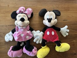 Mickey und Minnie Maus Stofftiere Original Disney