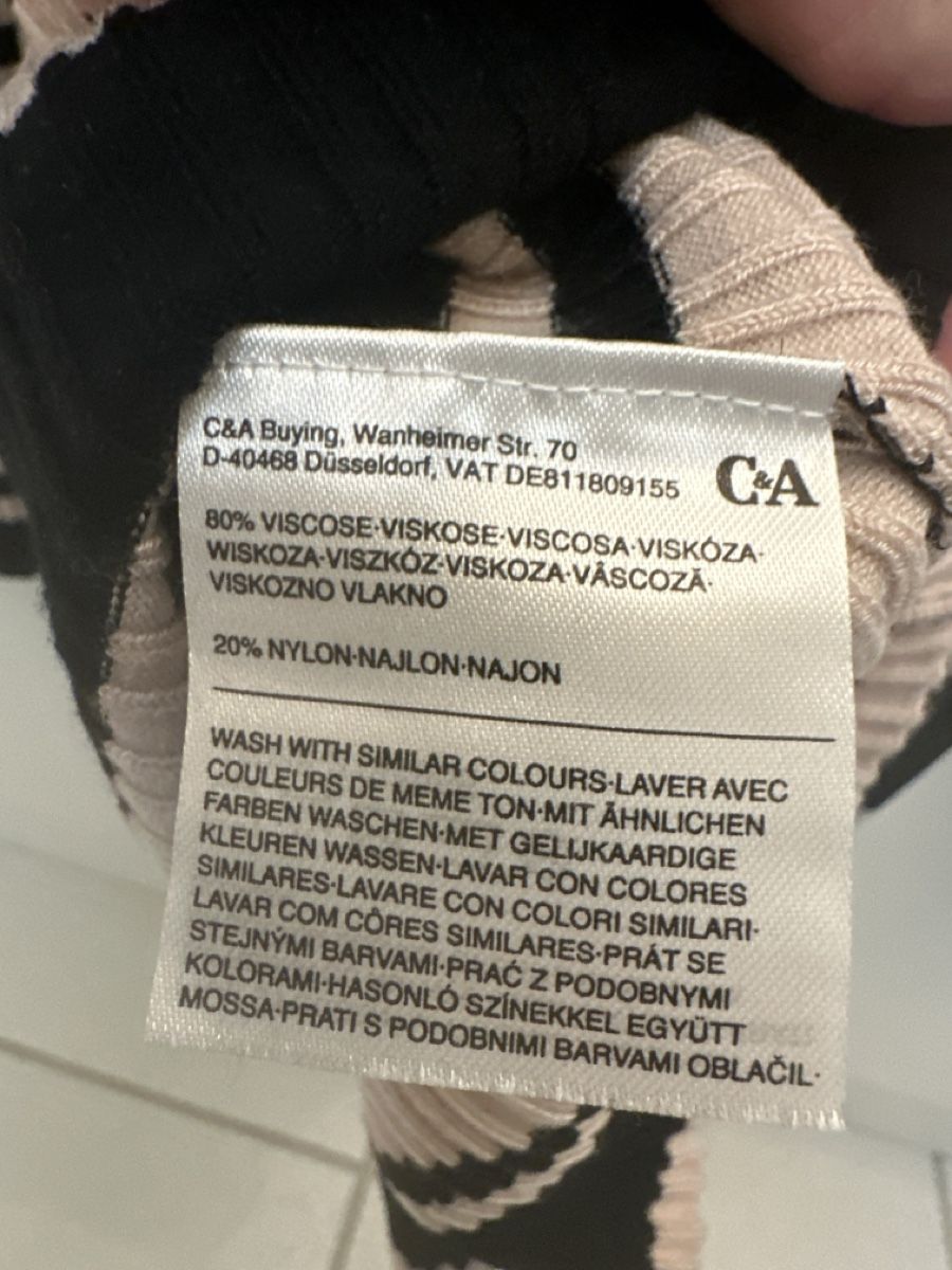 C&A Pullover & Sweatshirts: Gestreifter Rollkragenpullover, Gr. L – Gebraucht aus Buus von 2019dp 4