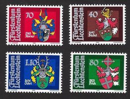 Série Liechtenstein 1980 "Blasons" neuf