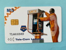 Telefonkarte Lesotho. Friends with AIDS