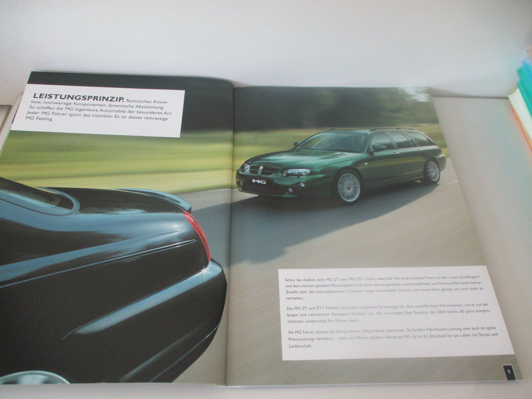 MG Documenti: MG POWER 2004 PROSPEKT – Usato da Langnau i. E. venduto da Superseven69 2
