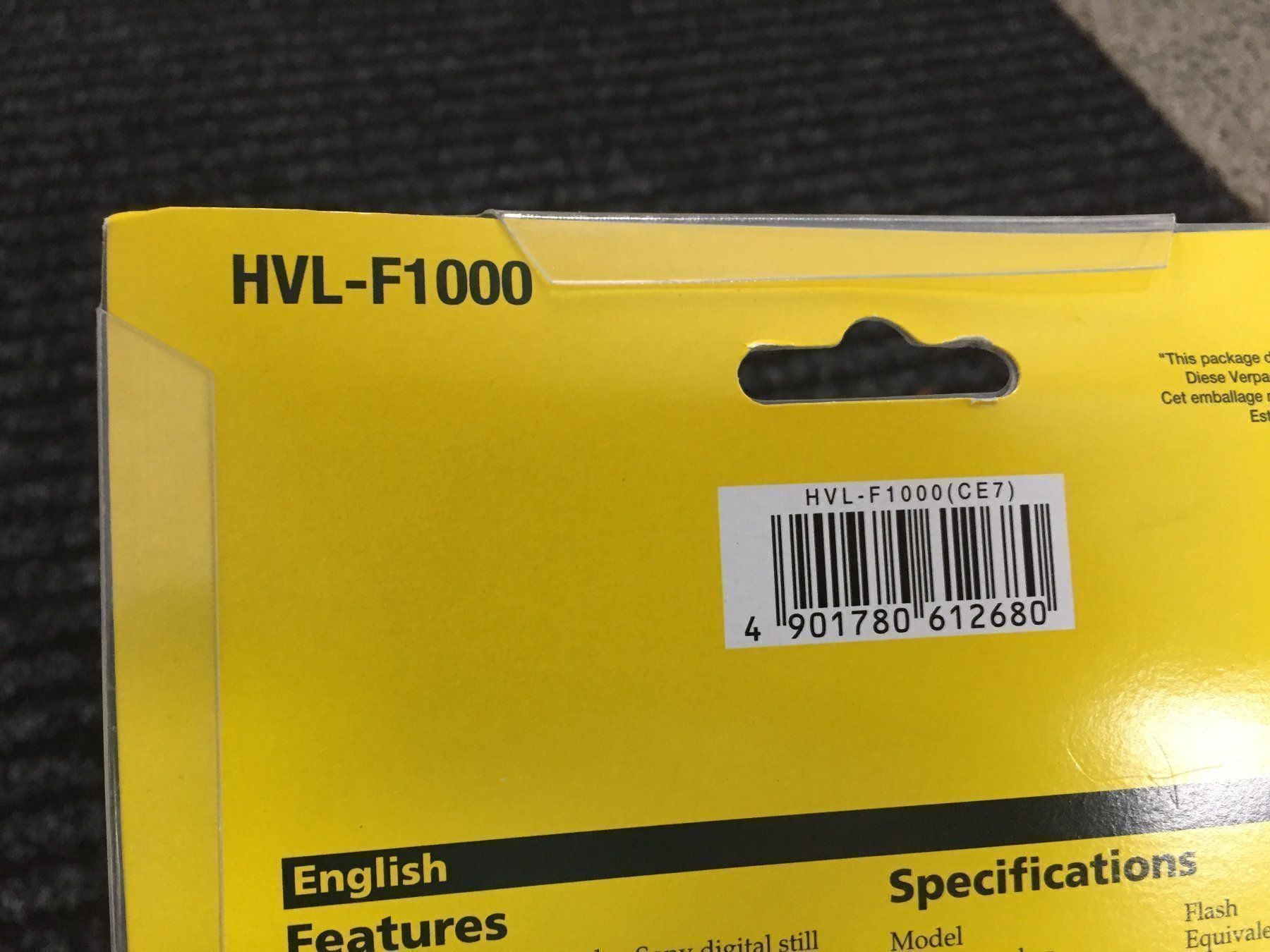 Sony Flash: Sony Blitzleuchte HVL-F1000 – Usato da Niederlenz venduto da Expowalder 3