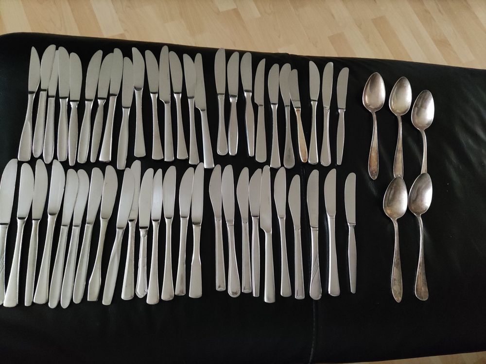 Einweg-Bambus-Besteck, 250 Teile – 100 Löffel, 100 Gabeln, 50 Messer, Kompostierbar, Umweltfreundlich