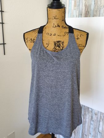 H&M Sport Tanktop grau meliert Grösse S guter Zustand