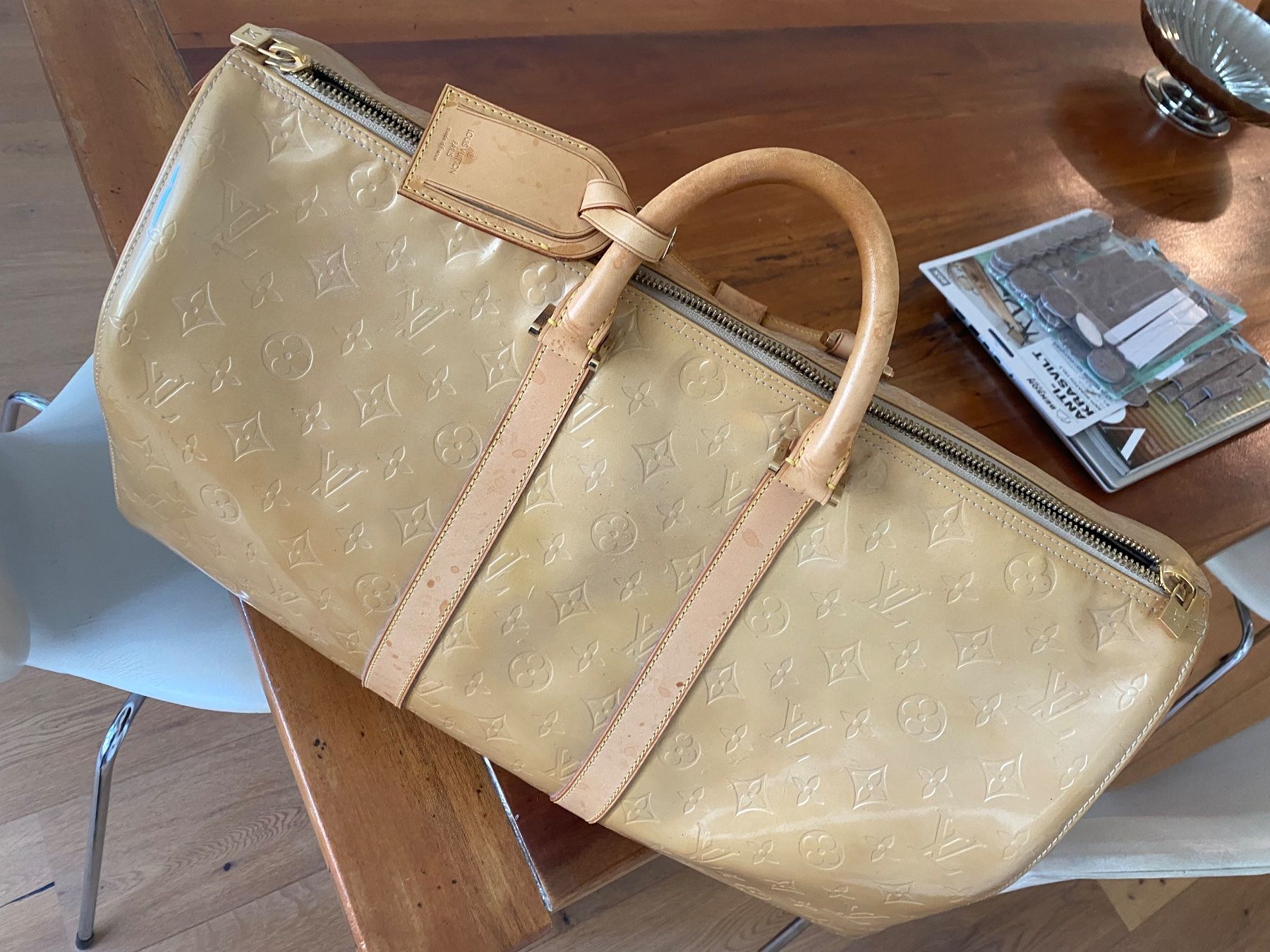 Louis Vuitton Taschen für Damen: Vintage Louis Vuitton bag Beige – Gebraucht aus Luzern von pennygirl 1