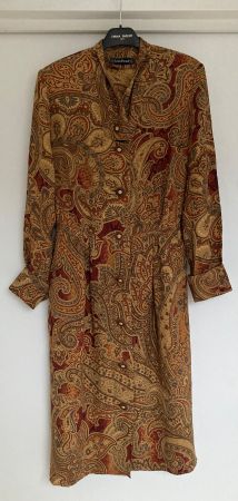Vintage Louis Féraud Seide Kleid Gr.42