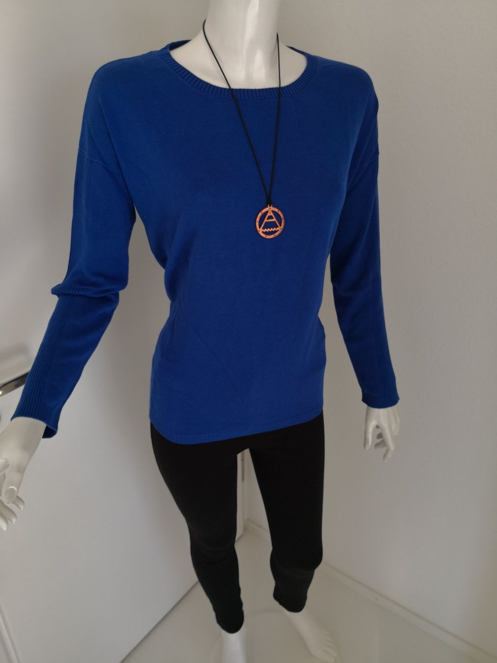 S.Oliver Maglioni & Felpe: 🤩S.OLIVER STRICK-PULLOVER ROYALBLAU MIT REISSVESCHLÜSSEN – Usato da Olten venduto da Naja-Twins-Twins 7
