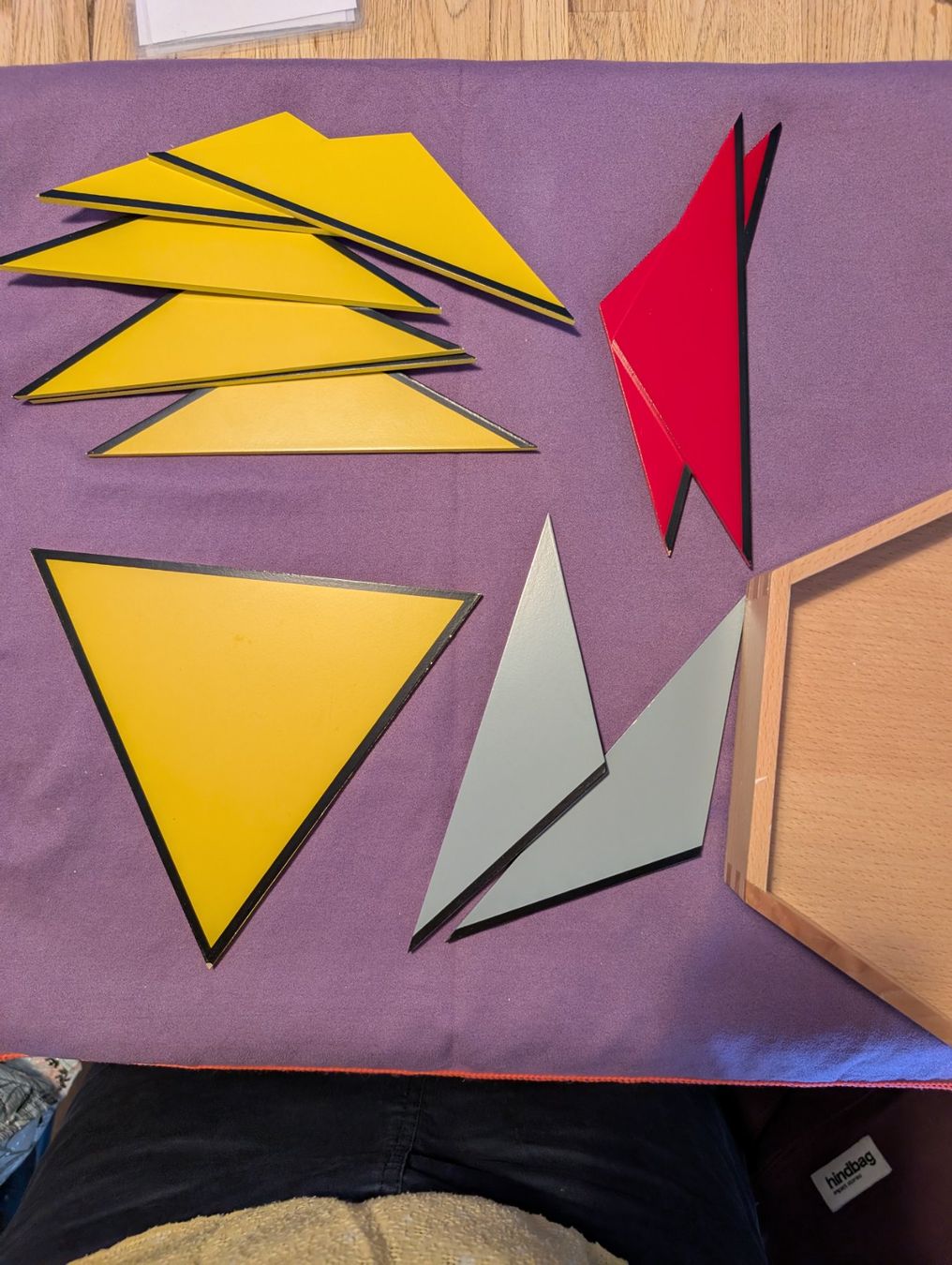 Giochi: Jeu 6 boites  triangles constructeurs Montessori – Usato da Genève venduto da jeansteph 5