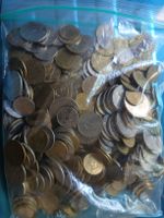 Sac de pièces de monnaie anciennes diverses bon état France 