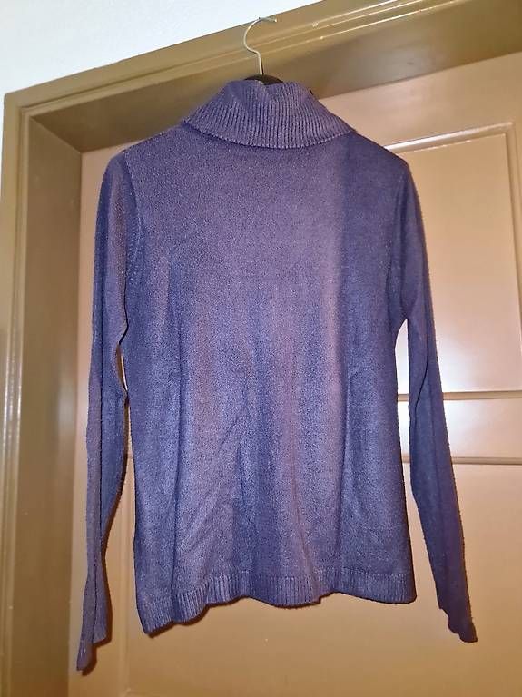 Giacche: Cardigan donna viola con zip e collo ampio – Usato da Bellinzona venduto da ali_j8kj 1