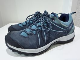 Salomon Wanderschuhe  / Trail Schuhe Contagrip Blau Gr. 37.5