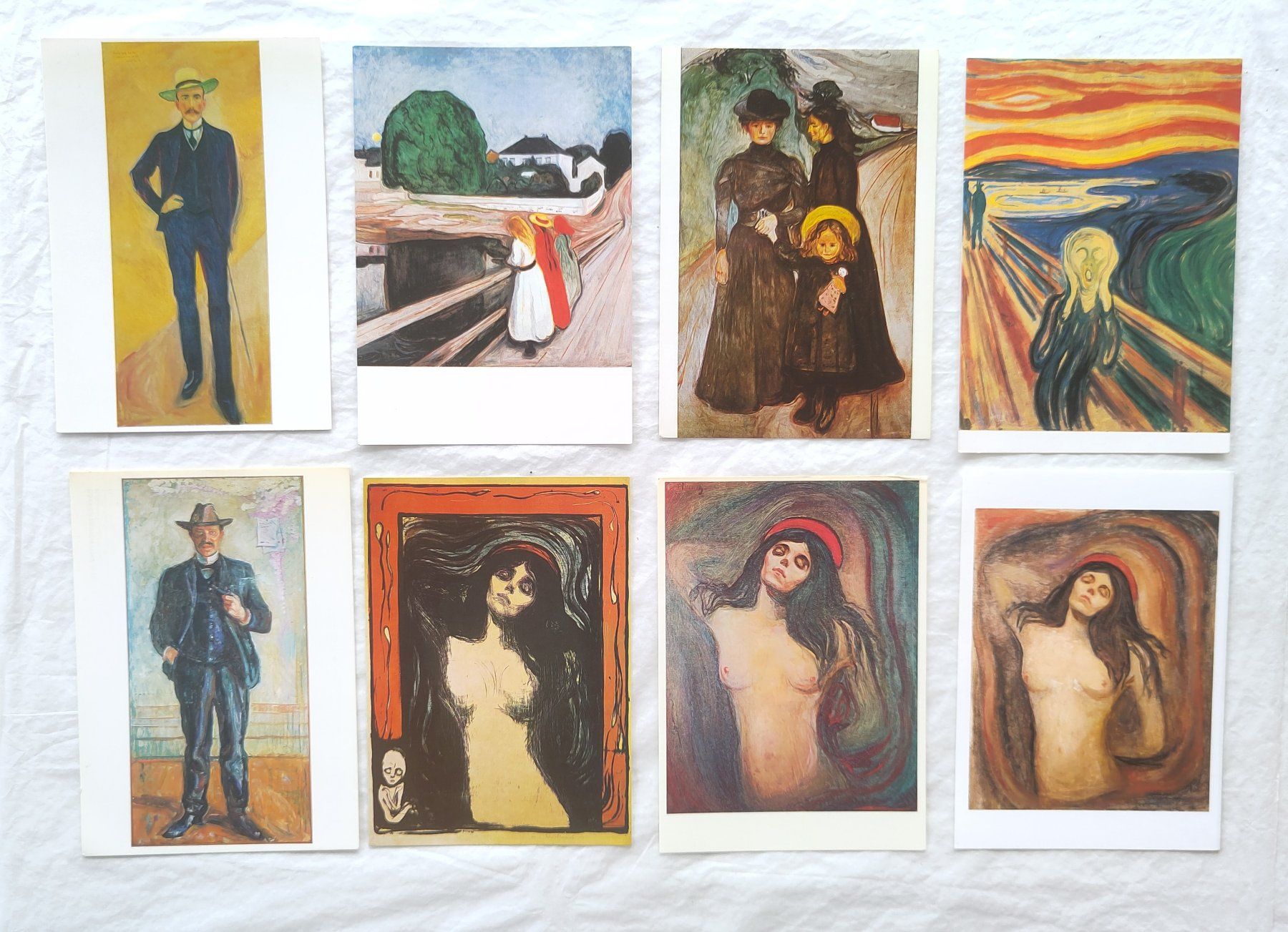 Cartes postales: 26 AK mit Kunst von EDVARD MUNCH – D'occasion à Pfäffikon ZH par rabali 4