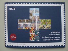 2024: Jahresserie Viererblöcke postfrisch ** FW: 106.40Fr.