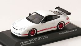 Porsche 911 / 996 GT3 RS 2002-2004 weiss / rot/ schwarz 1:43
