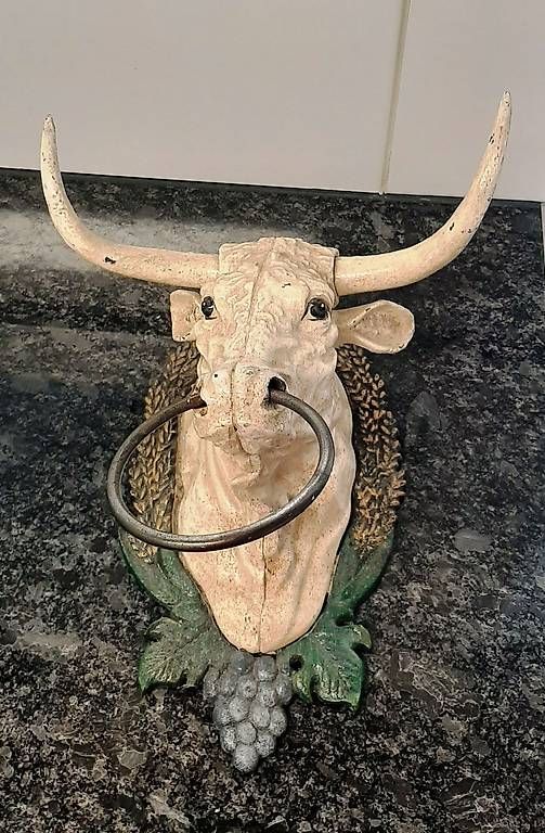 Guardaroba: Stier Wandgarderobe oder Wand Deko, massiv – Nuovo (secondo la descrizione) da Pratteln venduto da Jeta77 1