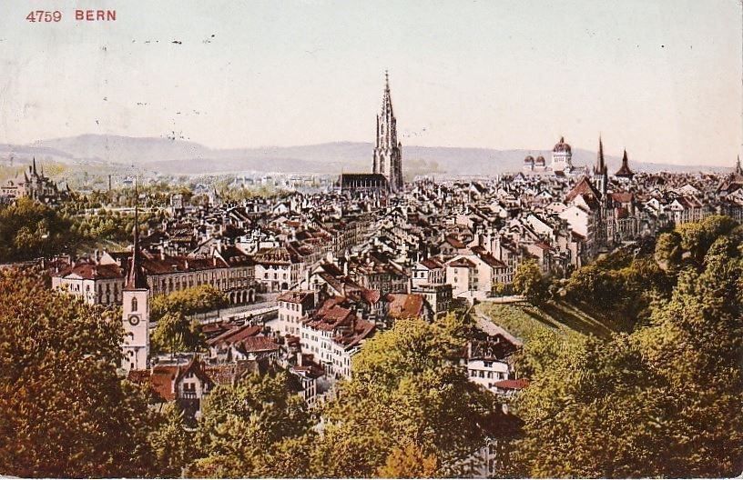 Cartoline postali: Bern mit Münster – Usato da Aarburg venduto da Aare10
