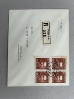 FDC Ersttagsbrief 1932: 50 Jahre Gotthardbahn (Louis Favre) 