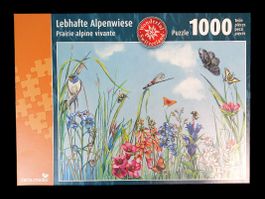 Puzzle Lebhafte Alpenwiese
