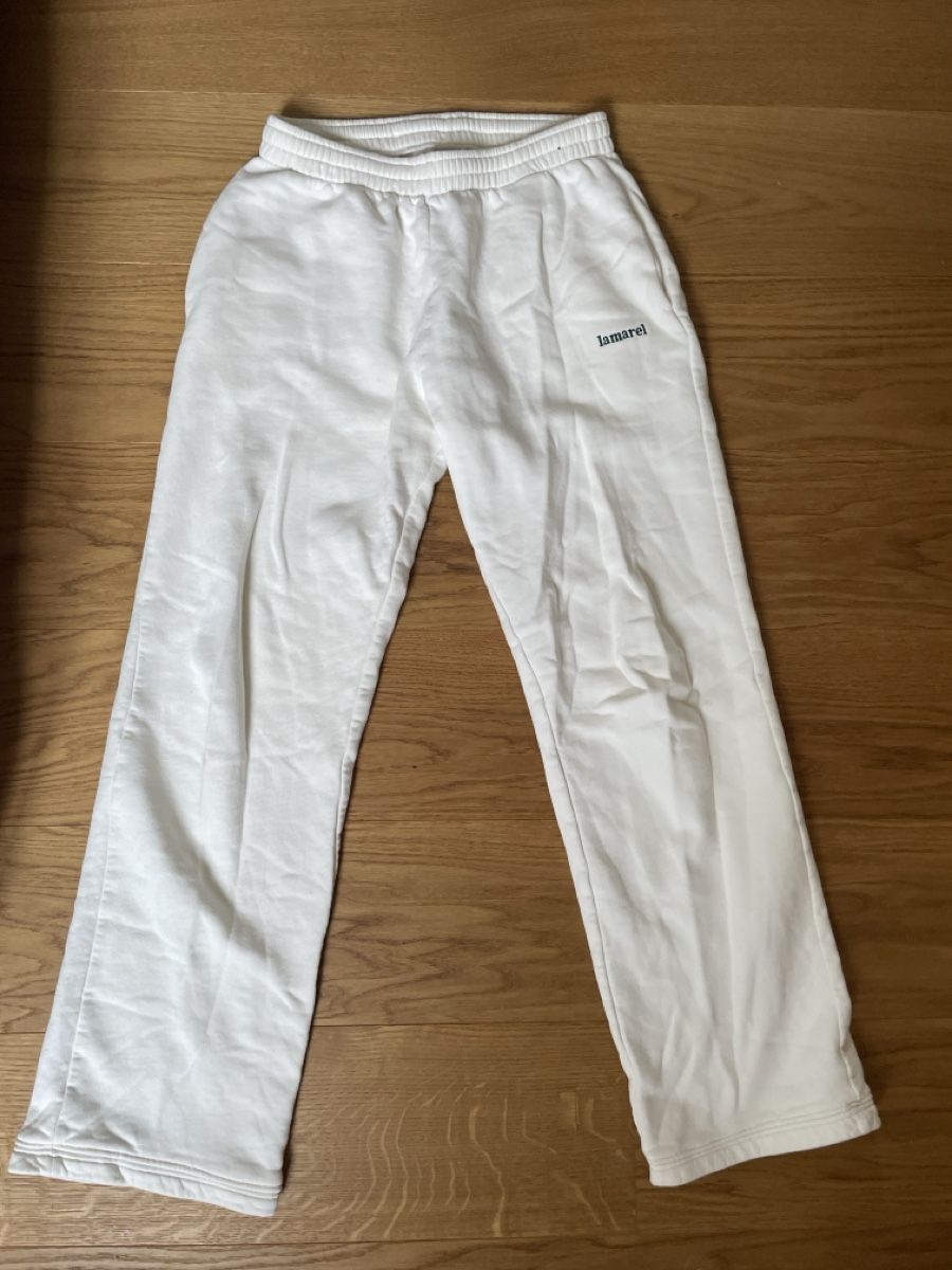 Pantaloni: Lamarel weisse Trainerhosen – Usato da Zürich venduto da M500ZH