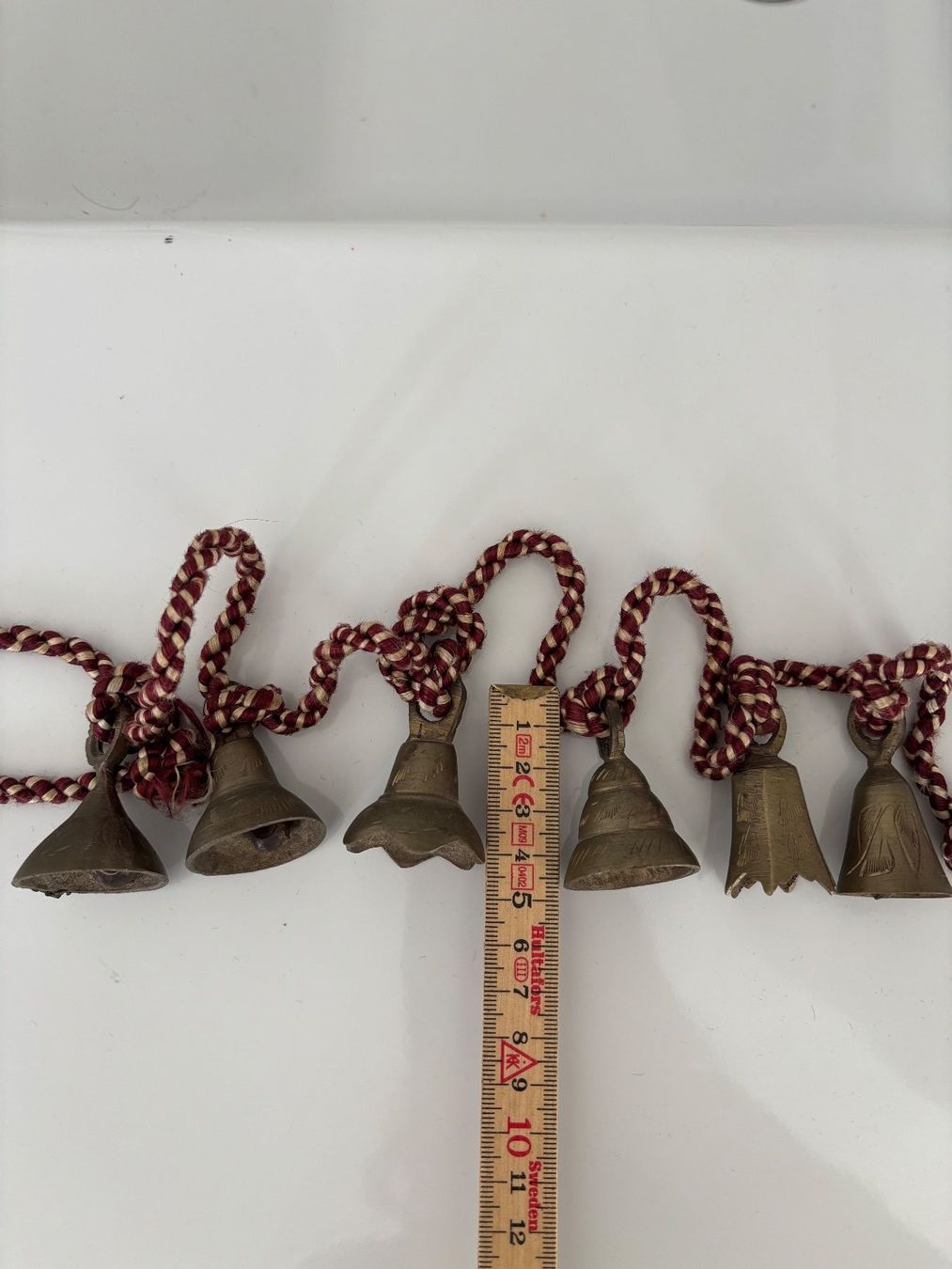 Campanacci mucche: 6 Vintage Antike Indische Messingglocken – Usato da Horgen venduto da uge_pd5p 3