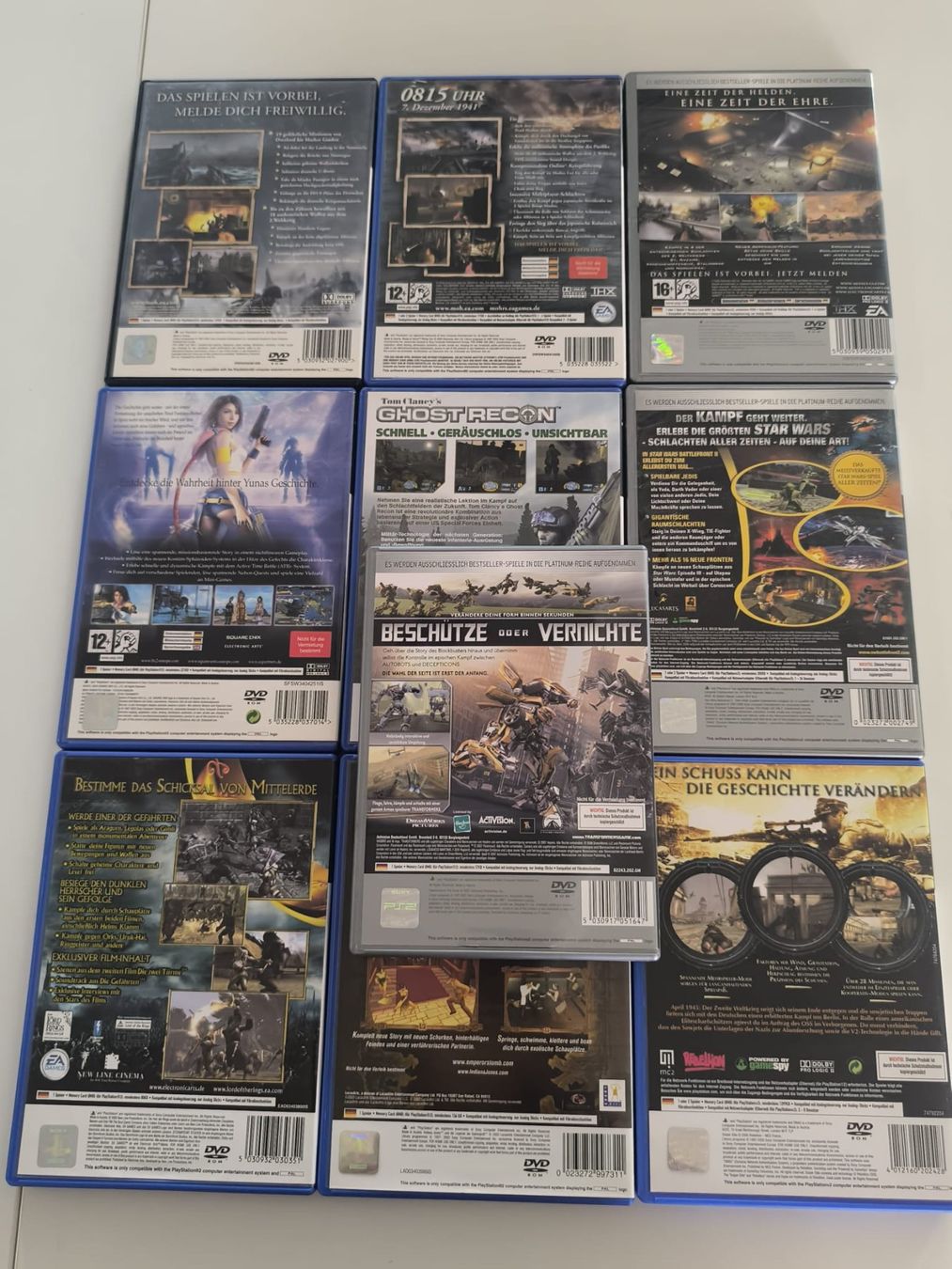 Giochi: 10 jeux PS2 (DE) – Usato da Conthey venduto da costafrederico 2
