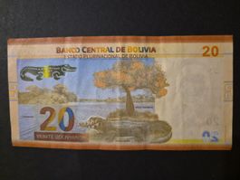 Bolivie L.1986 20 bolivianos P249