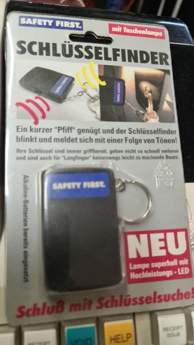 Alarmanlagen: Schlüsselfinder – Neu und originalverpackt aus Sins von sagitarius58