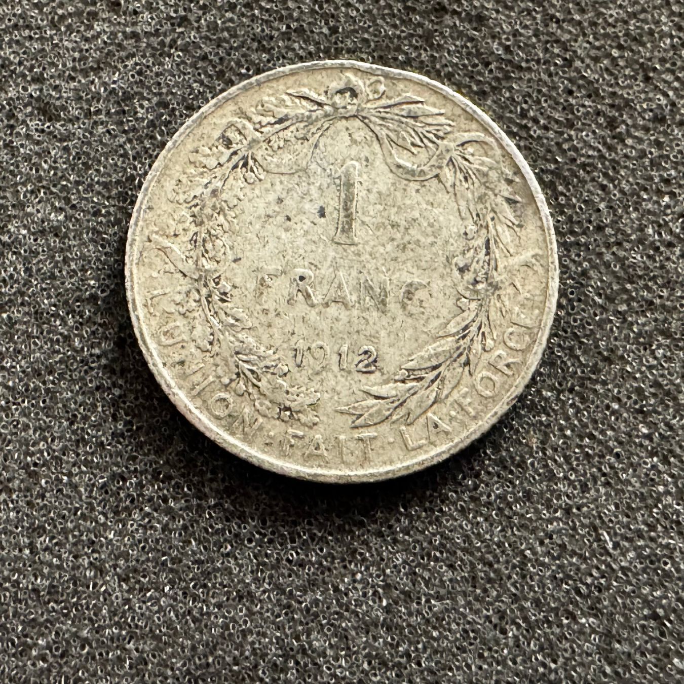 Tutti le monete: 1 Francs Silber Belgien 1912 – Usato da Reitnau venduto da tb-muenzen