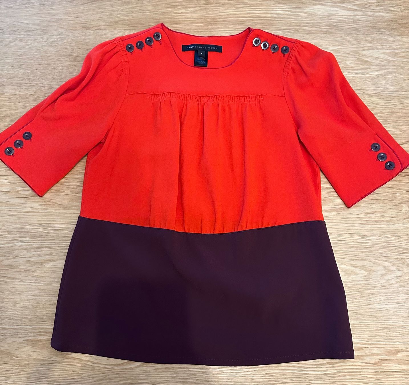 Marc Jacobs Chemisiers: Marc Jacobs Bluse Damen Rot Gr. 34/36/S – D'occasion à Zürich par boma.dr 9
