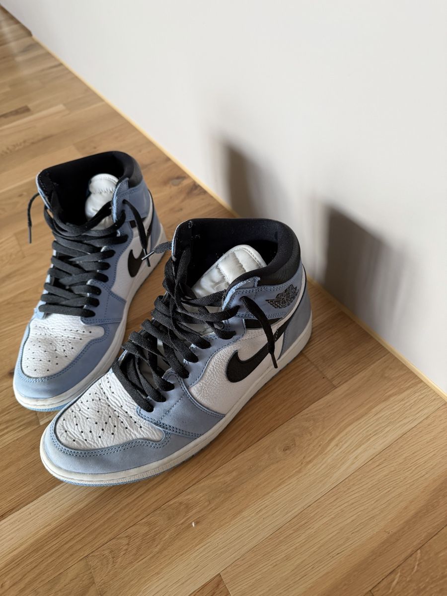 Jordan Scarpe da uomo: AIR JORDAN 1 HIGH BLAU/WEISS – Usato da Wohlen AG venduto da dan_hk69 2