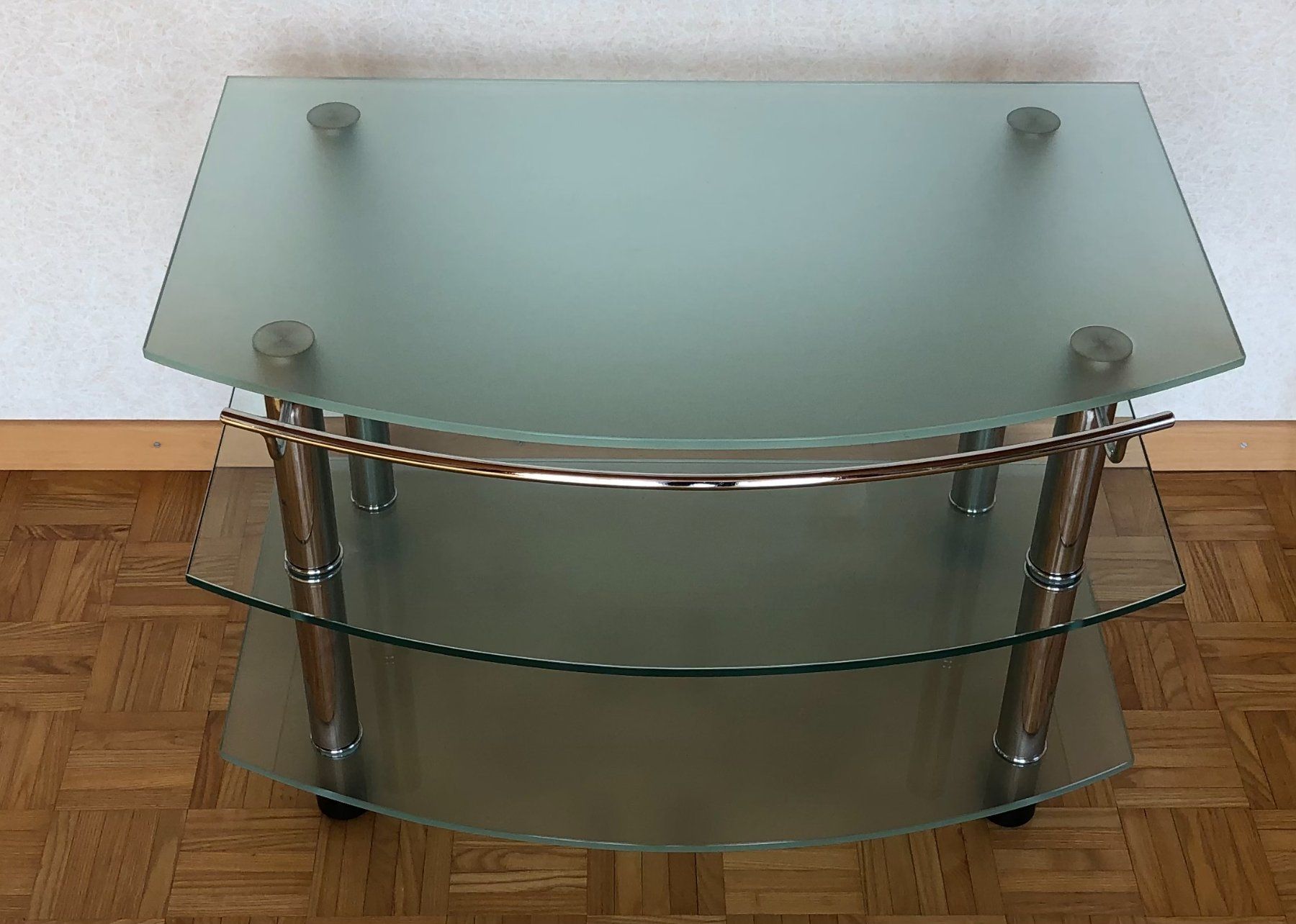 Mobili TV: TV Tisch Chrom / Glas – Usato da Oberurnen venduto da rol_d5yj 3
