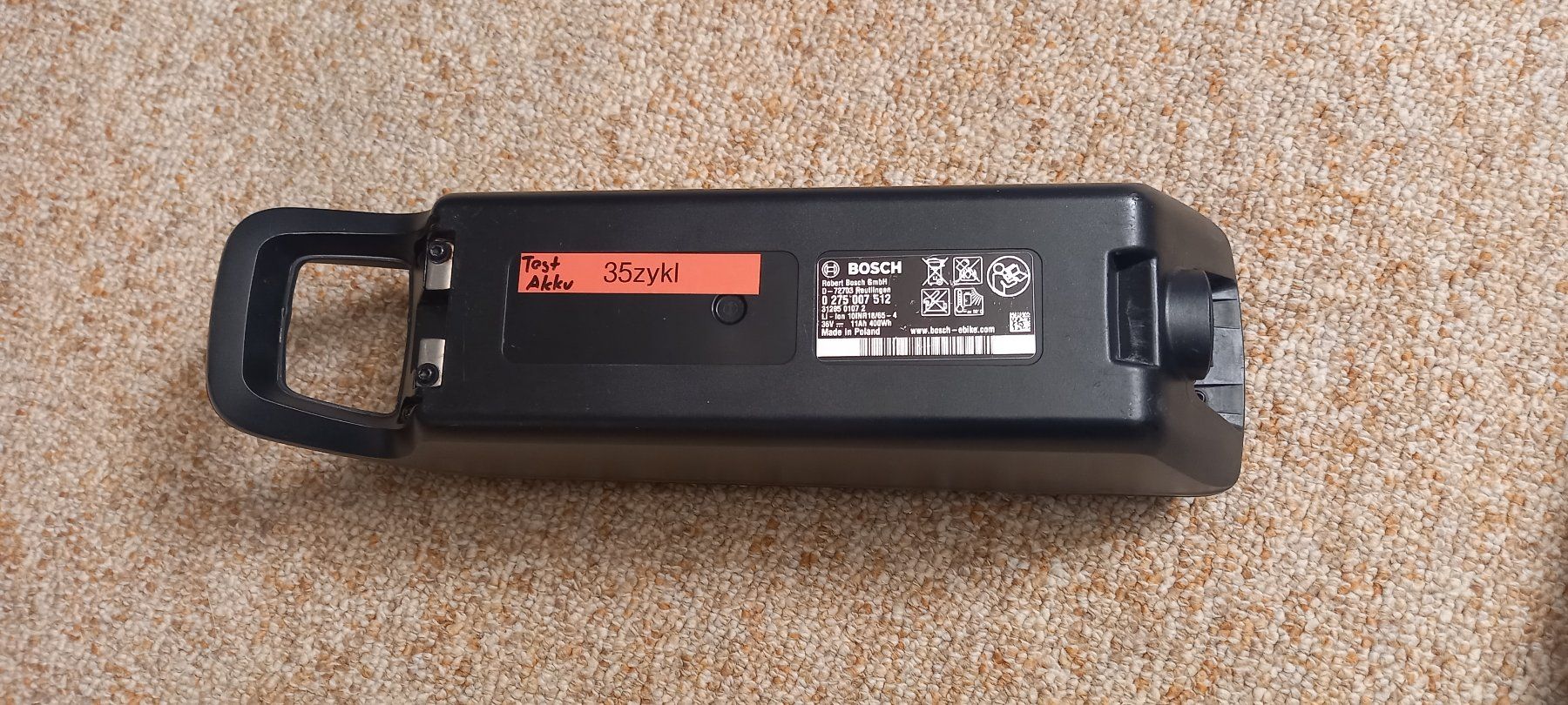 Bosch Batterie: Bosch Powerpack 400 Rahmenakku mit 35 Ladezyklen – Usato da Urtenen-Schönbühl venduto da Audiovintage 2