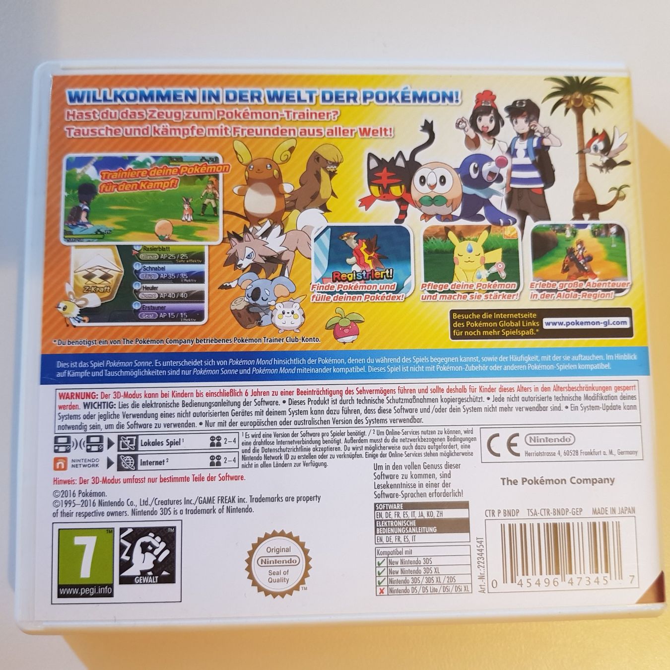 Nintendo Giochi: Pokémon Sonne /3DS – Usato da Münchenstein venduto da 2DGames 1