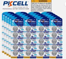 5 Stück Pkcell CR 2450 3Volt Knopfzelle Knopfbatterien