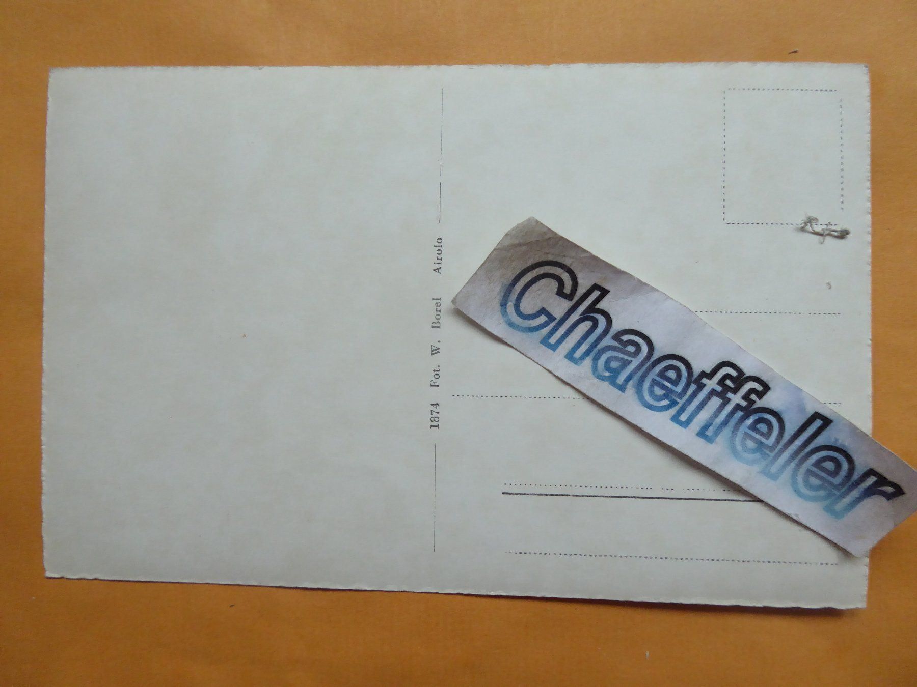 Cartoline postali: Panorama Alpe di Piora – Usato da Zürich venduto da Chaeffeler 1