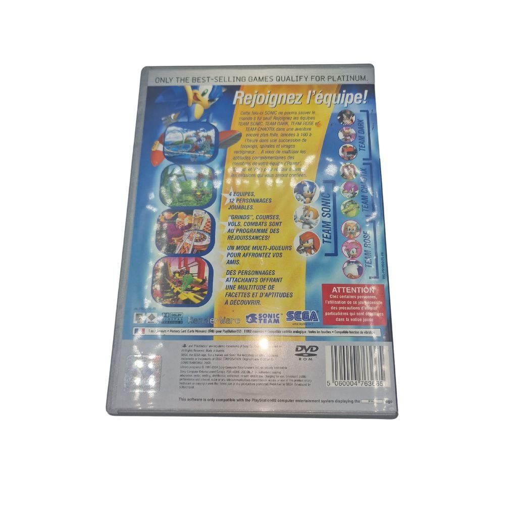 Sony Giochi: Sonic Heroes Playstation 2 PS2 – Usato da Genève venduto da Cardtreasure 2