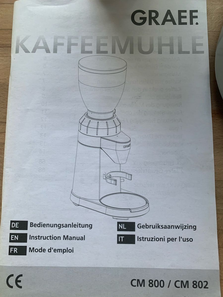 Graef Elettrodomestici da cucina: Kaffeemühle GRAEF – Usato da Brugg AG venduto da Simone92 5