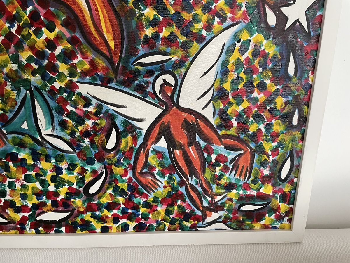 Dipinti: Gemälde des brasilianischen Picasso, Menelaw Sete – Usato da Winterthur venduto da Dpulli 4