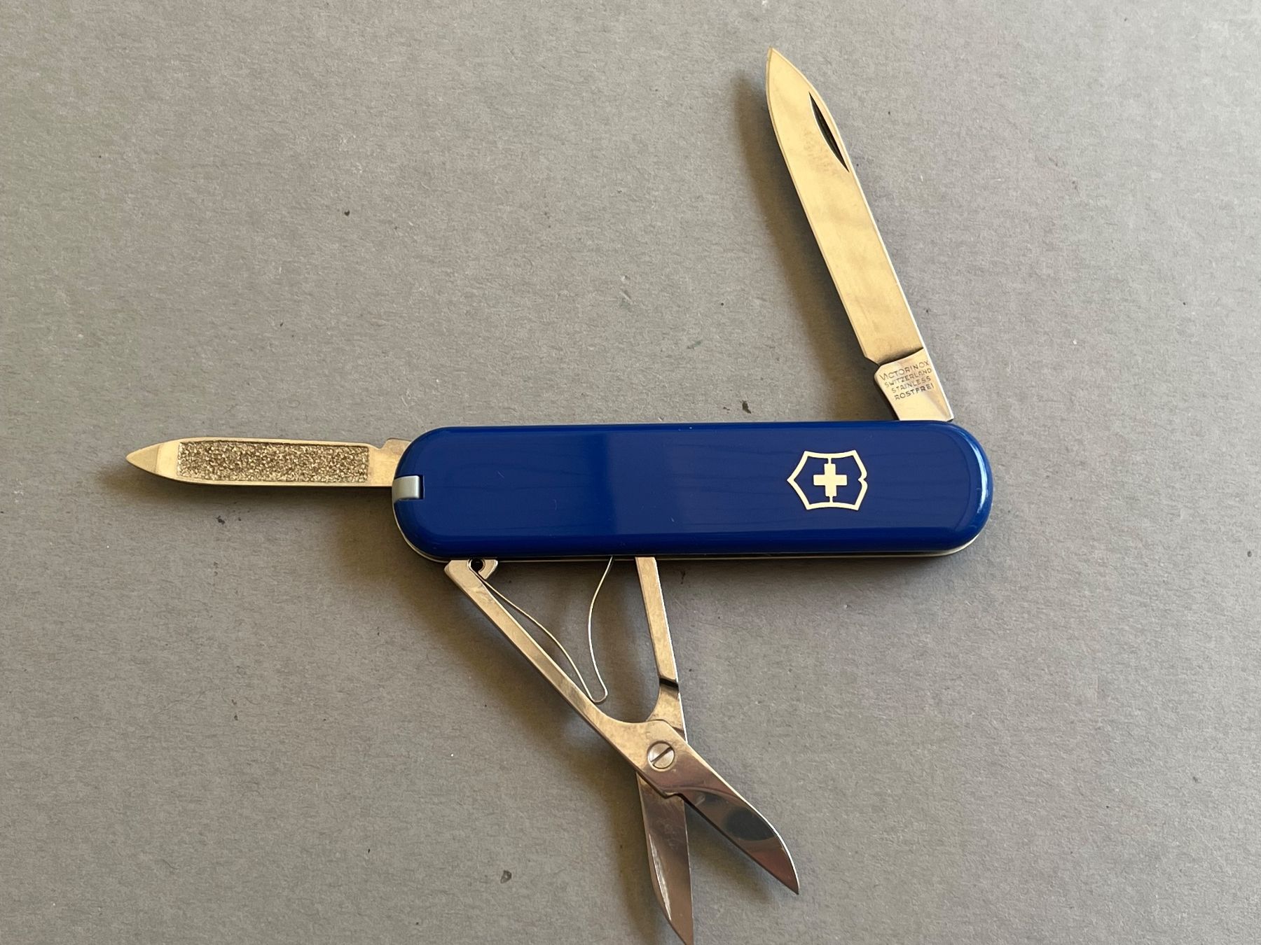 Victorinox Coltelli tascabile: Sackmesser Victorinox 74 mm Ambassador – Usato da Zürich venduto da FV.vintage