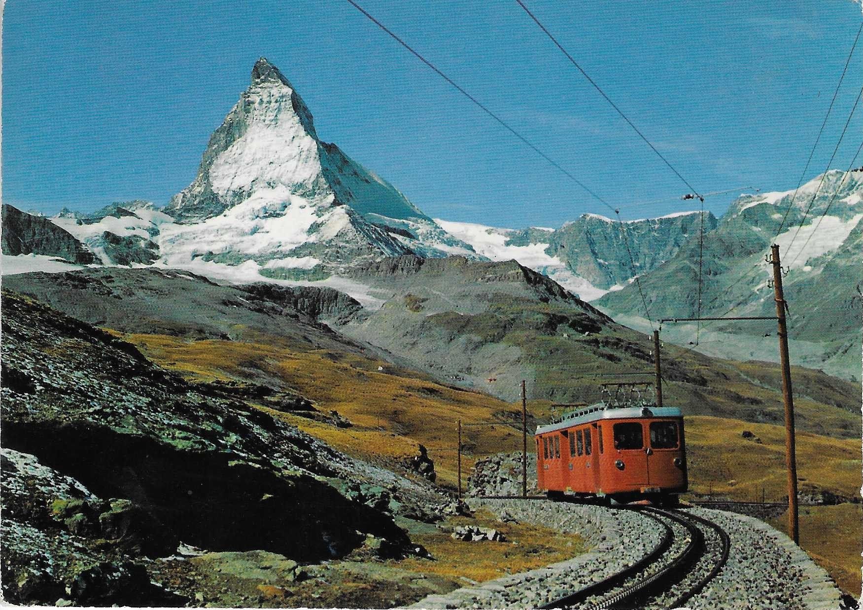Ansichtskarten: Zermatt Gornergratbahn mit Matterhorn – Neu (gemäss Beschreibung) aus Rothrist von Stranglehold