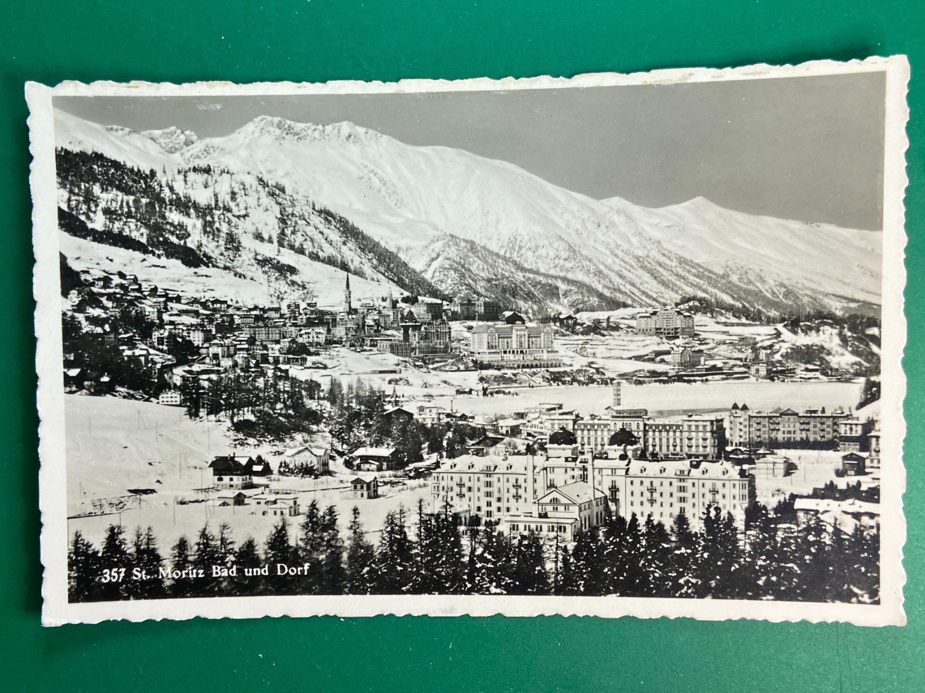 Cartoline postali: St. Moritz Bad und Dorf – Usato da Steg VS venduto da danwer74